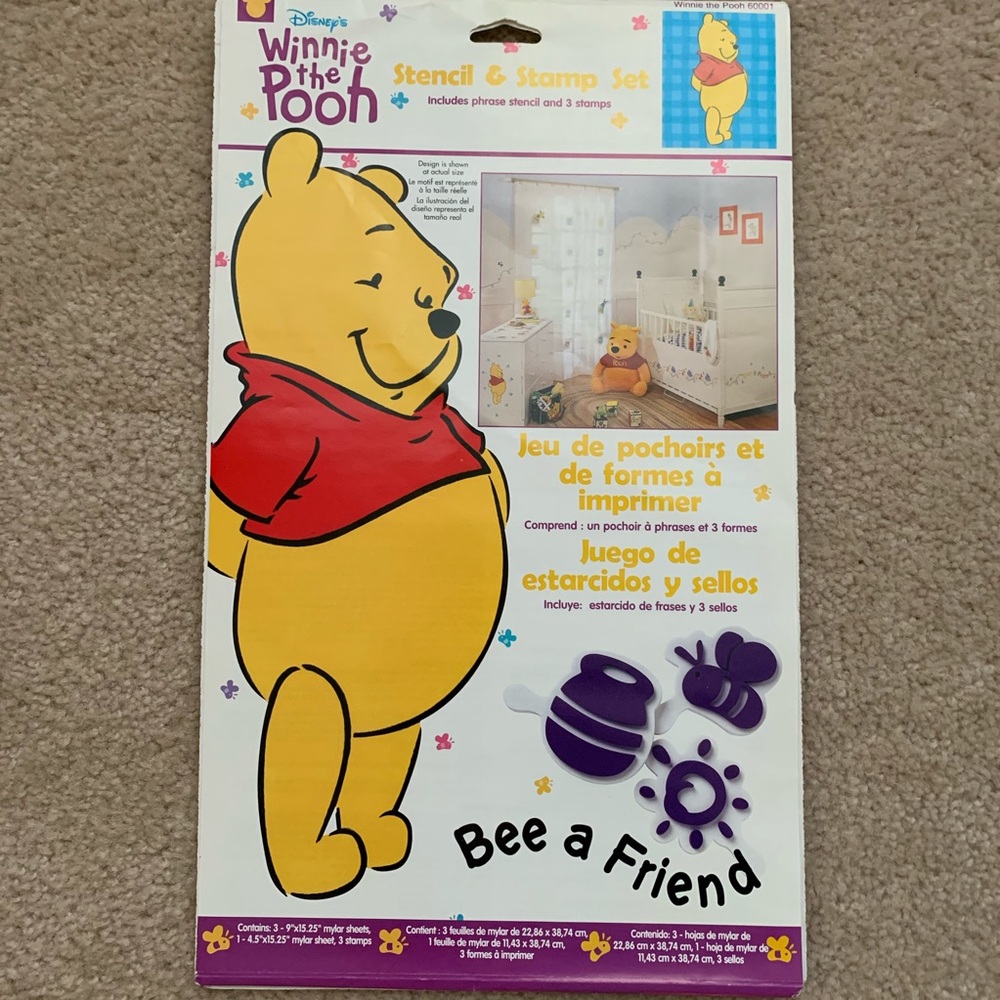 Disney’s Winnie the Pooh Stencil & Stamp Set